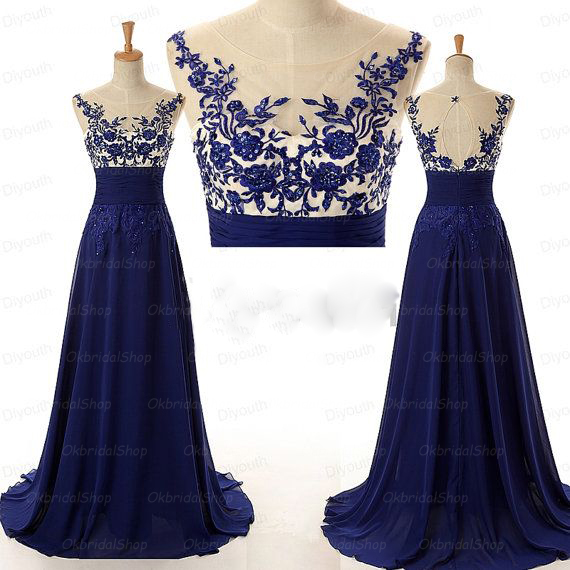 Royal Blue Gowns