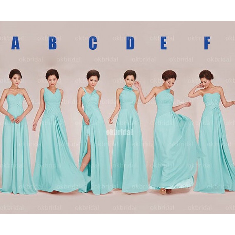 Teal Bridesmaid Dresses