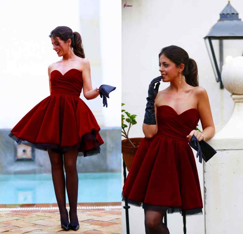 Short Red Dress for Prom