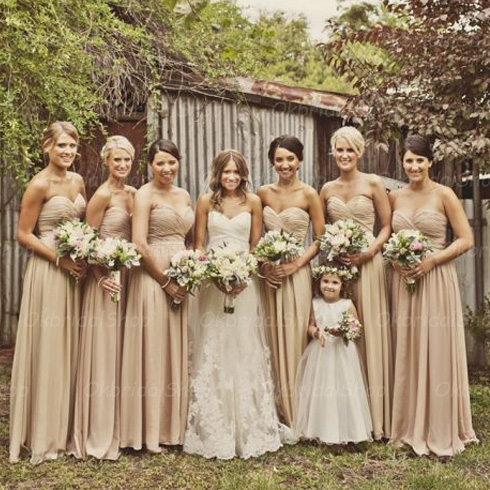 Champagne Bridesmaid Dresses Chiffon Dress Long Champagne Bridesmaid Dresses Chiffon Dress Long