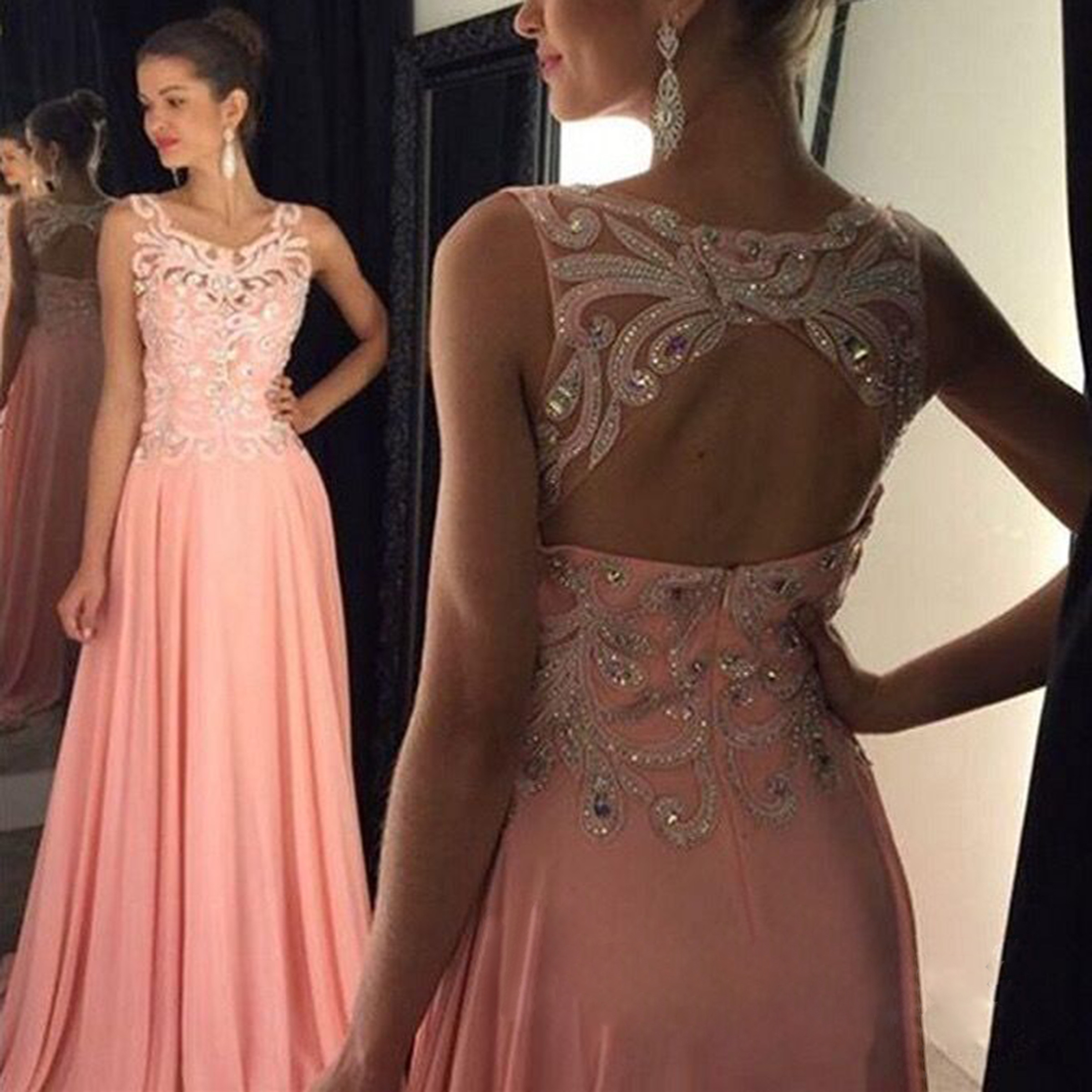 See through Prom Dresses